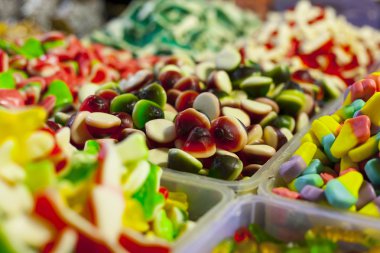 kleurrijke gummy snoepjes