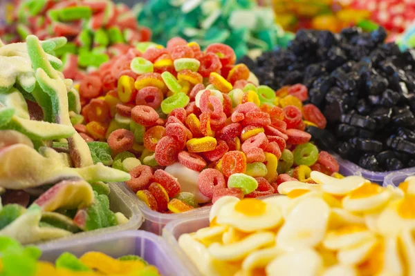 Kolorowe cukierki gummy — Zdjęcie stockowe