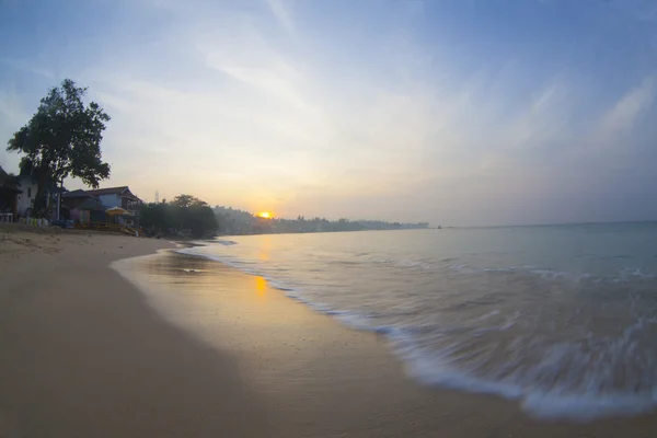 Sonnenaufgang am Strand von Sri Lanka — Stockfoto