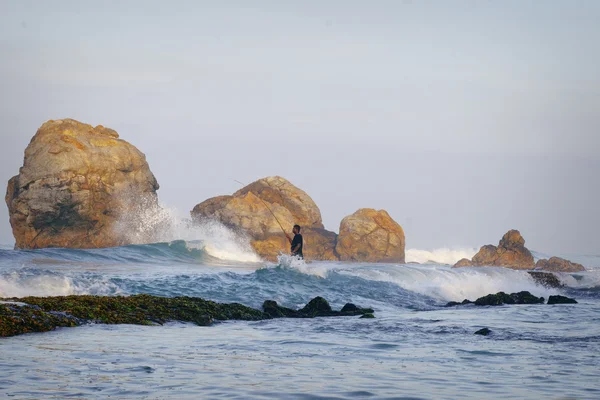 Mar de la mañana en Sri Lanka — Foto de Stock