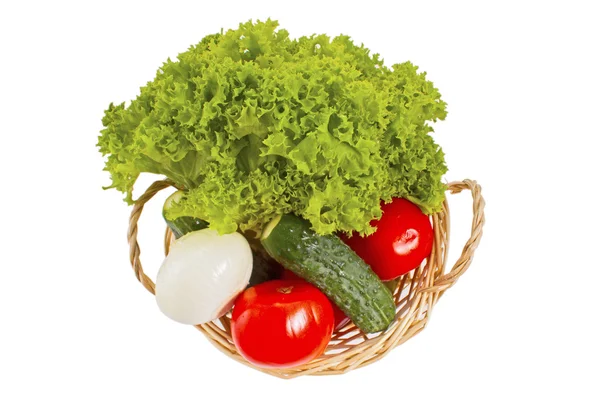 Verduras en la cesta —  Fotos de Stock