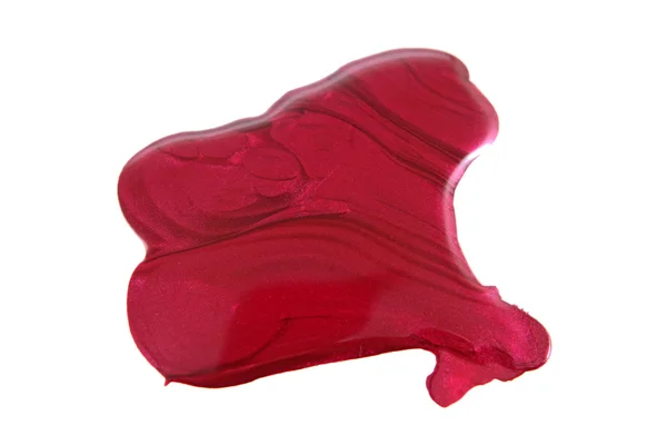 Esmalte de uñas rojo gotas muestra —  Fotos de Stock