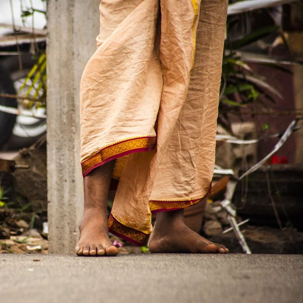 Pieds d'hommes indiens — Photo