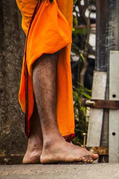 Pés de homens índios — Fotografia de Stock