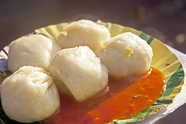 Vegeterian steamed dumpling dimsum — Stock Photo, Image