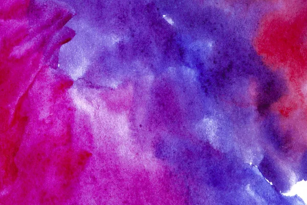 Violet Roze Abstracte Aquarel Achtergrond — Stockfoto