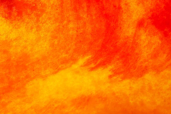 Abstraktní Červené Oranžové Žluté Slunné Barvy Akvarel — Stock fotografie