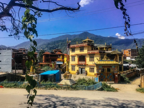 Kathmandu Nepal Settembre 2018 Scenario Strada Kathmandu Traffico Strade Con — Foto Stock