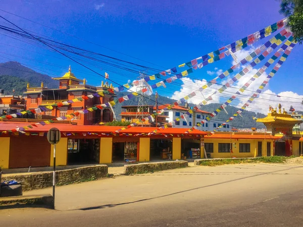 Kathmandu Nepal Septembre 2018 Paysage Rue Kathmandu Trafic Rues Avec — Photo