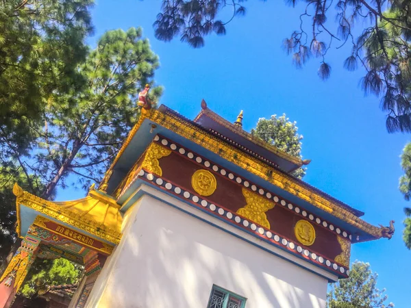 Temple Buddha Park Kathmandu Monkey Temple — Stock Photo, Image