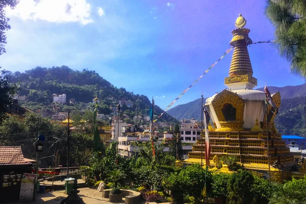 Kathmandu Nepal September 2018 Temple Swayambhunath Area Buddha Park Kathmandu — Stock Photo, Image