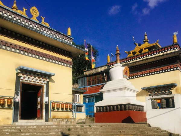 Templo Parque Buda Katmandu Torno Templo Macaco — Fotografia de Stock