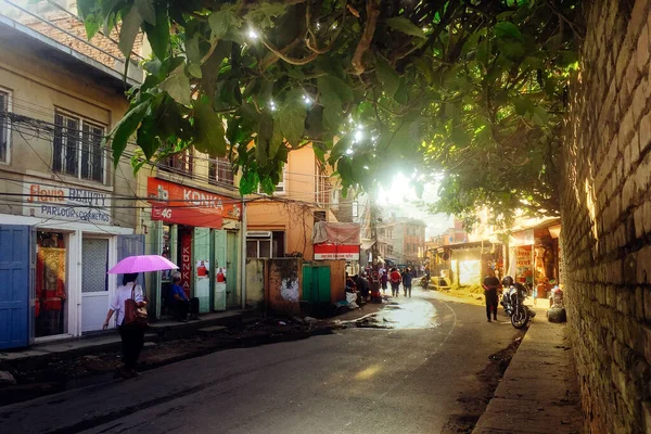 Kathmandu Nepal Září 2018 Krajina Ulice Kathmandu Doprava Ulice Občany — Stock fotografie