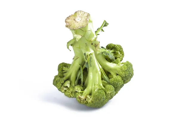 Couve Brócolis Verde Fresca Isolada — Fotografia de Stock