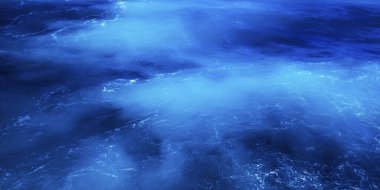 Akdeniz dalgaları ile inanılmaz renkler su