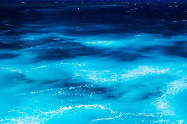 Дивовижні Кольори Води Хвилями Середземного Моря — стокове фото
