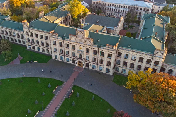 Luchtfoto Van Nationale Technische Universiteit Van Oekraïne Polytechnisch Instituut Van — Stockfoto