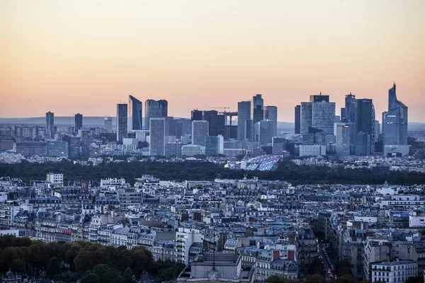 Paris França Outubro 2016 Paris França Defense Vista Aérea Bairro — Fotografia de Stock