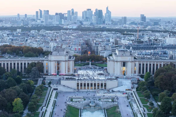 Paris Fransa Ekim 2016 Paris Fransa Defense Bölgesi Havadan Görünümü — Stok fotoğraf