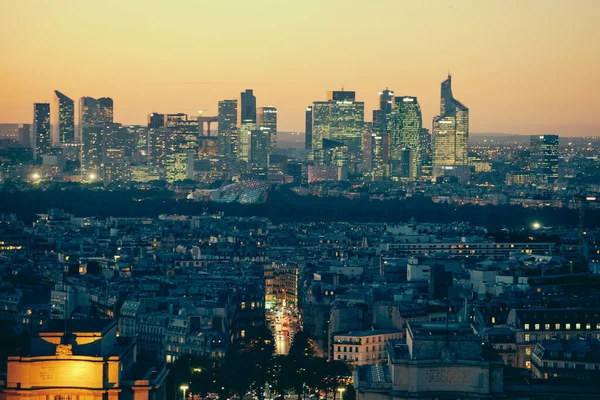 Paris França Outubro 2016 Paris França Defense Vista Aérea Bairro — Fotografia de Stock