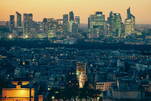 París Francia Octubre 2016 París Francia Defense Vista Aérea Del — Foto de Stock