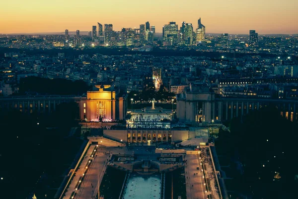 Paris France Octobre 2016 Paris France Défense Vue Aérienne Quartier — Photo