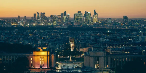 Paris França Outubro 2016 Paris França Defense Vista Aérea Bairro — Fotografia de Stock