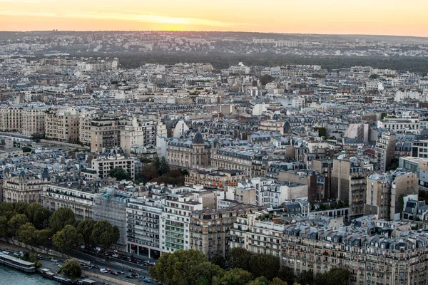 フランス 2016 上からエッフェル塔から パリの街並みタワー フランス — ストック写真