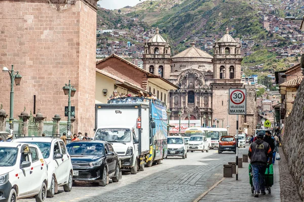 Peru Mai 2022 Peruaner Traditioneller Kleidung Der Nähe Von Cusco — Stockfoto