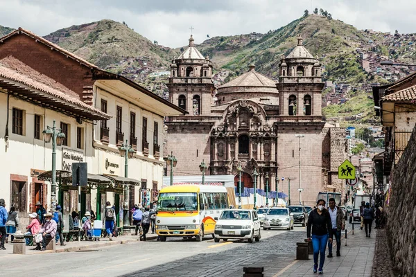 Peru Mai 2022 Peruaner Traditioneller Kleidung Der Nähe Von Cusco — Stockfoto