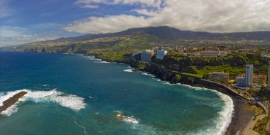 Puerto de la Crusz, Atlantik Okyanusu kıyısı, Tenerife, Kanarya Adası, İspanya