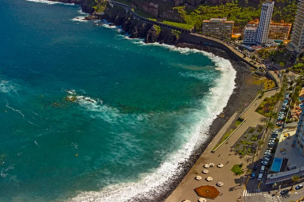 Puerto de la Crusz, Atlantik Okyanusu kıyısı, Tenerife, Kanarya Adası, İspanya