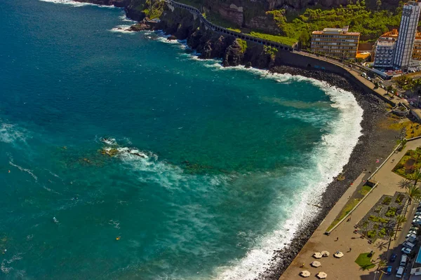 Puerto de la Crusz, Atlantik Okyanusu kıyısı, Tenerife, Kanarya Adası, İspanya