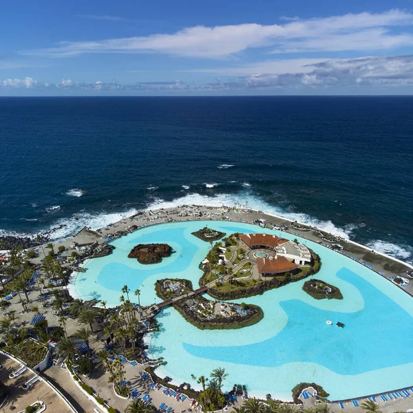 Puerto de la Crusz, Atlantik Okyanusu kıyısı, Tenerife, Kanarya Adası, İspanya