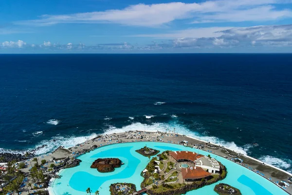 Puerto de la Crusz, Atlantik Okyanusu kıyısı, Tenerife, Kanarya Adası, İspanya