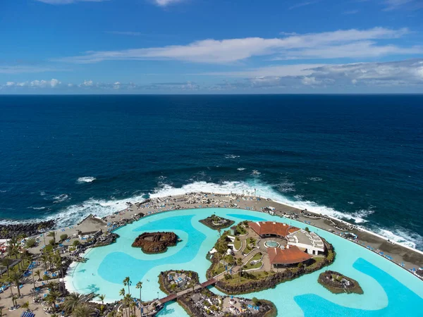 Puerto de la Crusz, Atlantik Okyanusu kıyısı, Tenerife, Kanarya Adası, İspanya