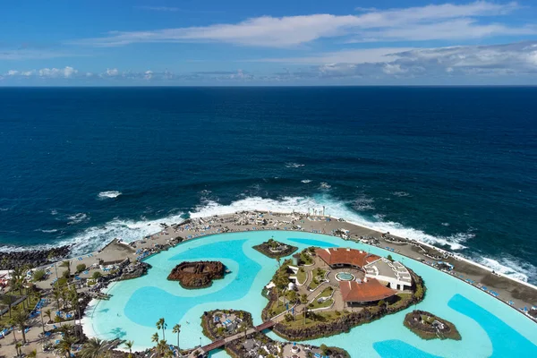 Puerto de la Crusz, Atlantik Okyanusu kıyısı, Tenerife, Kanarya Adası, İspanya