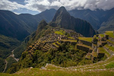 Machu Picchu, Peru. UNESCO Dünya Mirası Alanı. Dünyanın Yeni Yedi Harikasından biri.