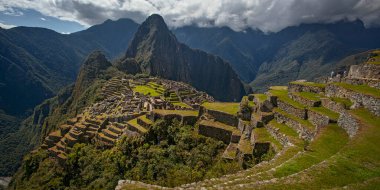 Machu Picchu, Peru. UNESCO Dünya Mirası Alanı. Dünyanın Yeni Yedi Harikasından biri.