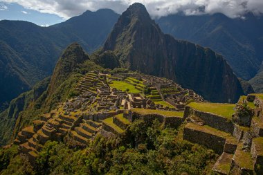 Machu Picchu, Peru. UNESCO Dünya Mirası Alanı. Dünyanın Yeni Yedi Harikasından biri.