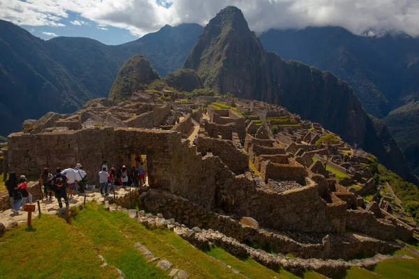 Machu Picchu Περού Μαΐου 2022 Ευρεία Οπτική Γωνία Του Macchu — Φωτογραφία Αρχείου
