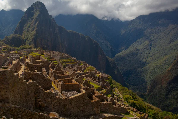 Machu Picchu Peru Unesco World Heritage Site One New Seven — Stock Photo, Image