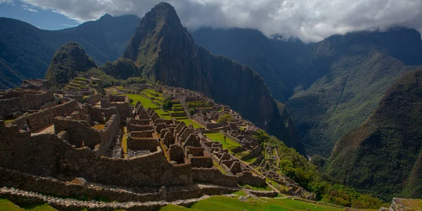 Machu Picchu Peru Unesco World Heritage Site One New Seven — Stock Photo, Image