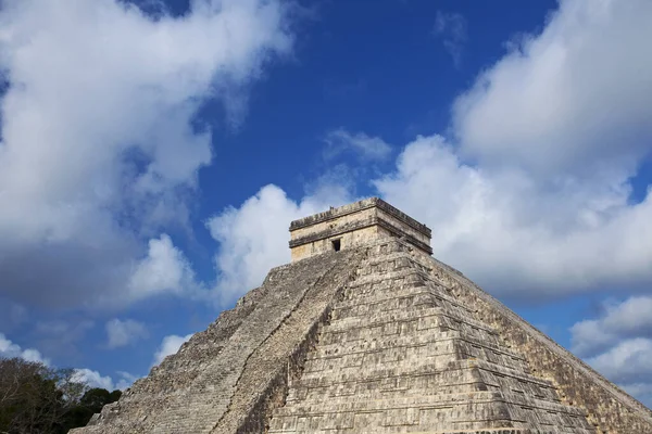 Chichen Itza Jedno Najczęściej Odwiedzanych Stanowisk Archeologicznych Meksyku — Zdjęcie stockowe