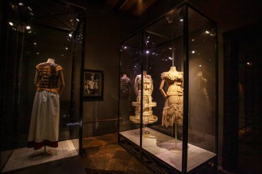 DAD DE MEXICO - 24 Mart 2022 Frida Kahlo 'nun Sergisi.