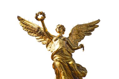  Independence angel statue located in Paseo de la Reforma avenue. This is one of the icons of Mexico City.