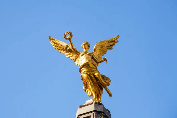 Independence Angel Statue Located Paseo Reforma Avenue One Icons Mexico — Photo