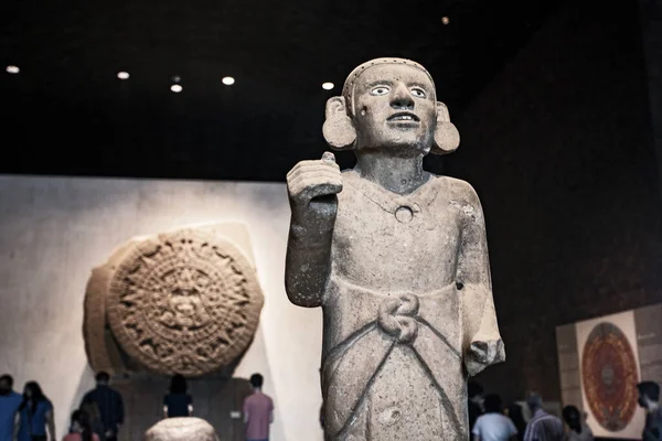 Mexico City Mexico March 2022 National Museum Anthropology Interior Largest — Stock Photo, Image