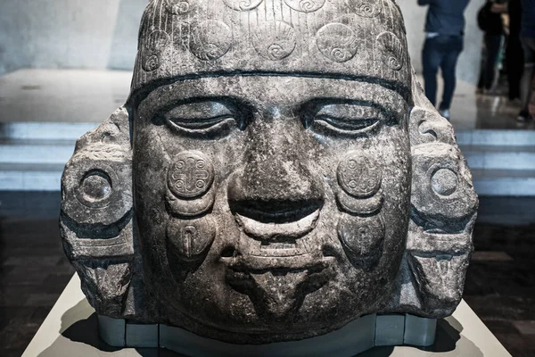 Mexico City Mexico March 2022 Aztec Maya Sun Calendar Monolith — Stockfoto
