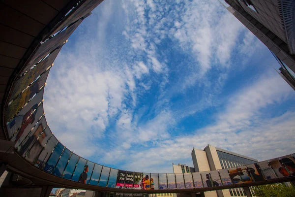 Bruxelas Bélgica Maio 2015 Exterior Edifício Parlamento Europeu Bruxelas Bélgica — Fotografia de Stock